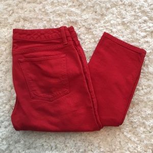 Banana Republic Red Jeans